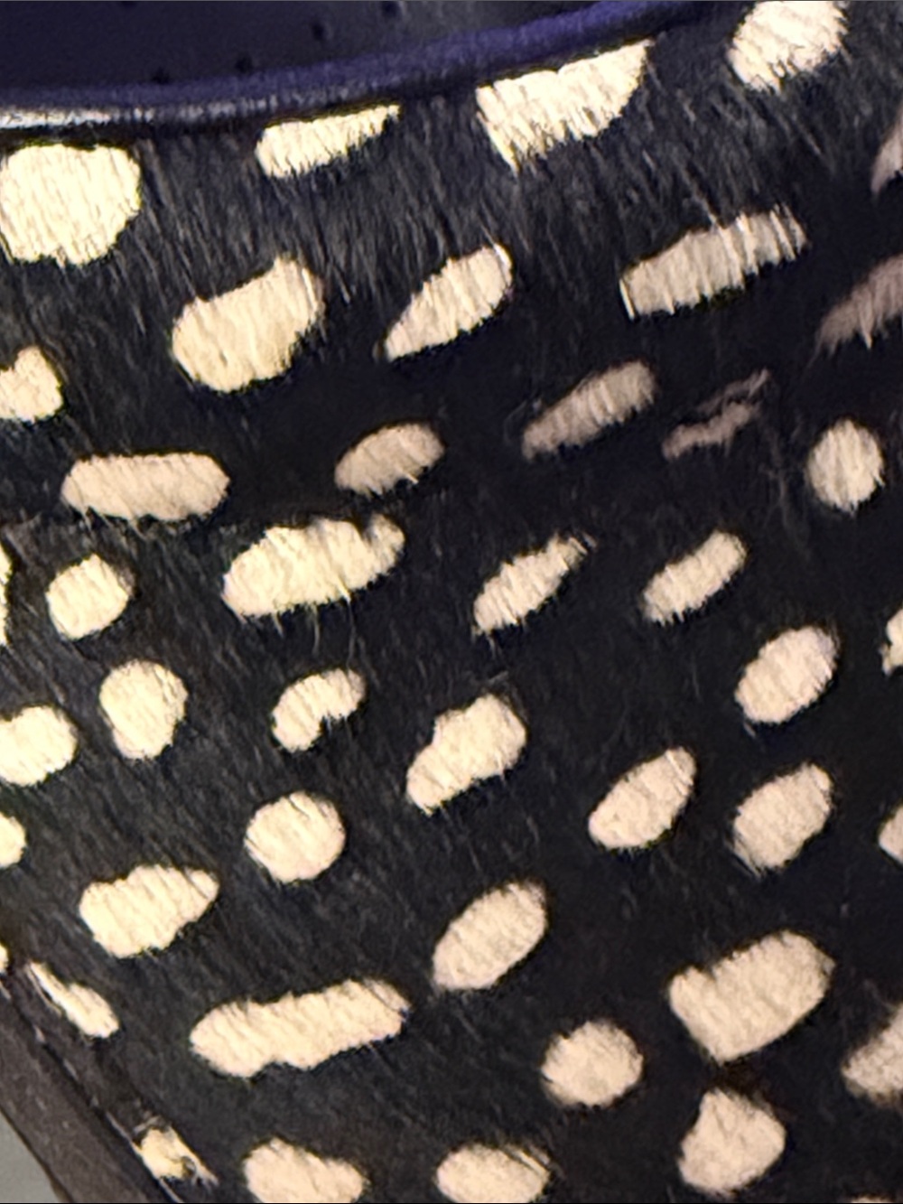Dansko Black & White Spotted Haircalf Clog - Picture 8 of 10